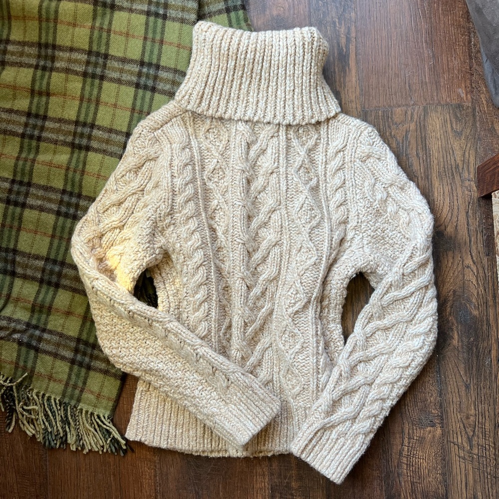 Cozy Cable Knit Turtleneck Sweater